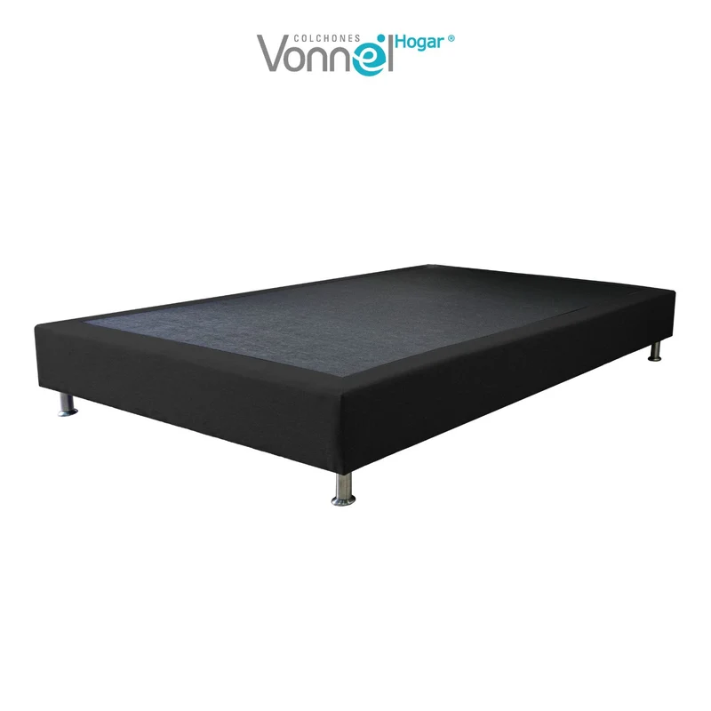 Base Cama Inox Modular 100x200x20, Negro