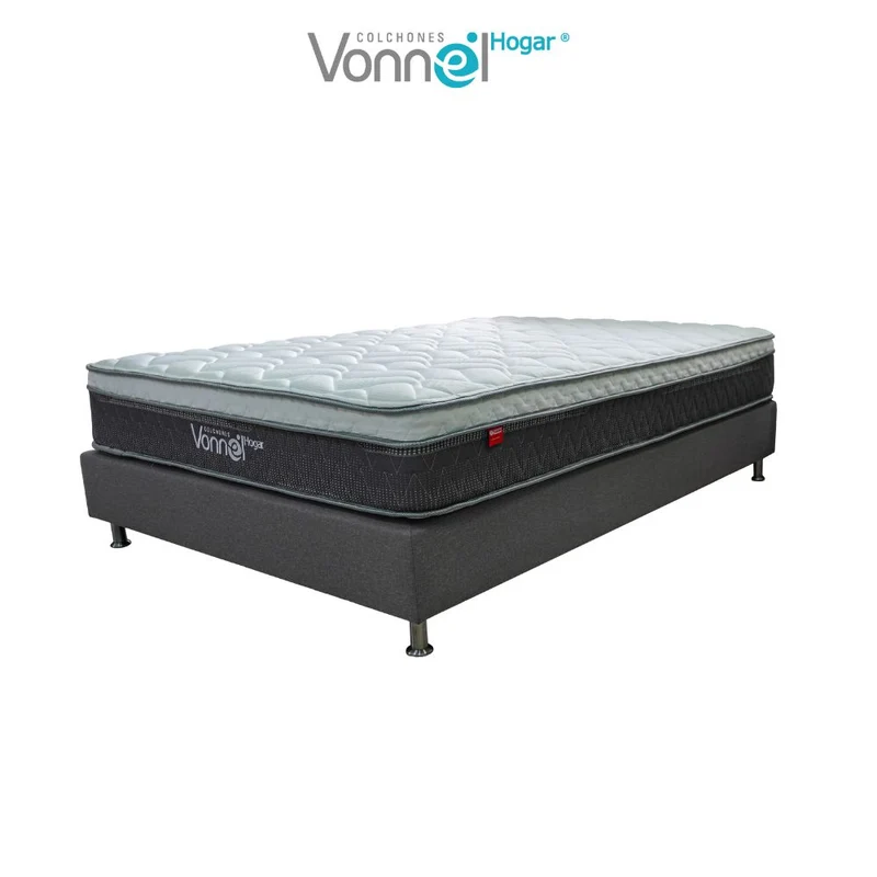 Colchón Combo Vonnel Semidoble (120 x 190 cm ) Resortado Full Confort