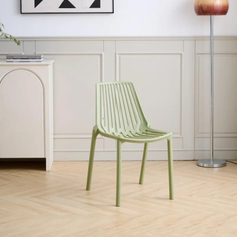 Silla Tanger, Verde Olivo, con espaldar y diseño moderno
