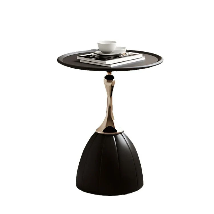 Contemporary Nordic Round Cylindrical Iron Side Table 1 - Tray For Living Room