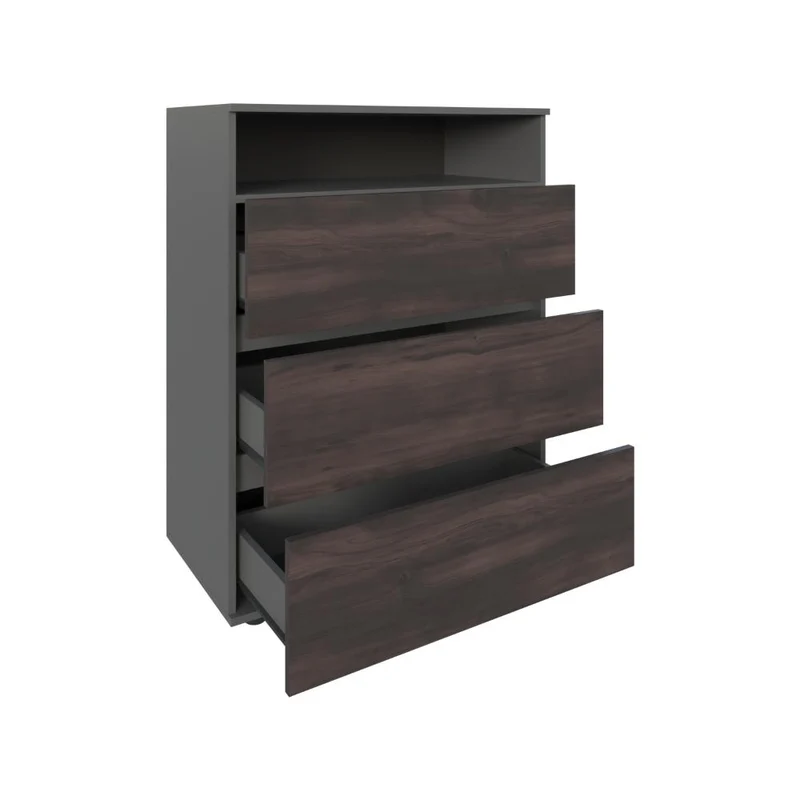 Organizador Apina, Wengue, con Cuatro Cajones Deslizables ZF