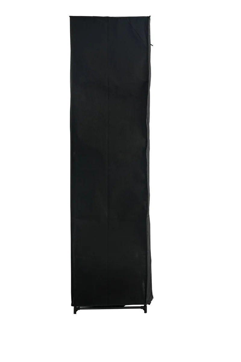 Closet Organizador Belo, Negro, En tela con variedad de entrepaños laterales