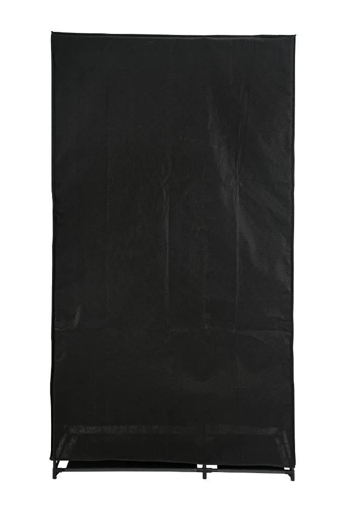 Closet Organizador Dono, Negro, con variedad de entrepaños en tela