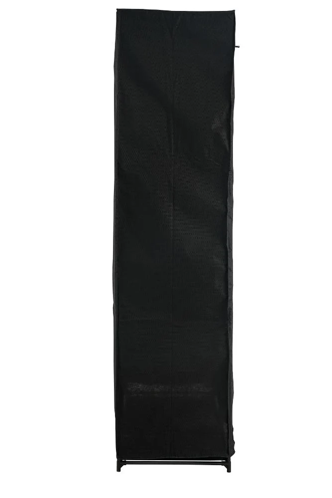 Closet Organizador Dono, Negro, con variedad de entrepaños en tela