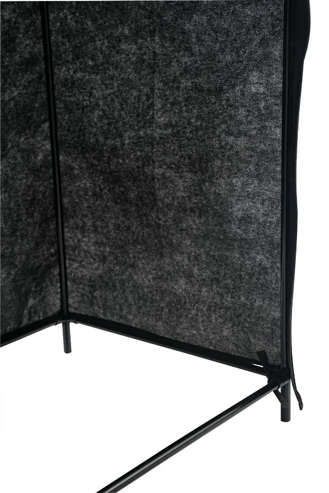 Closet Organizador Tuco, Negro, De tela, con espacio para organizar ropa