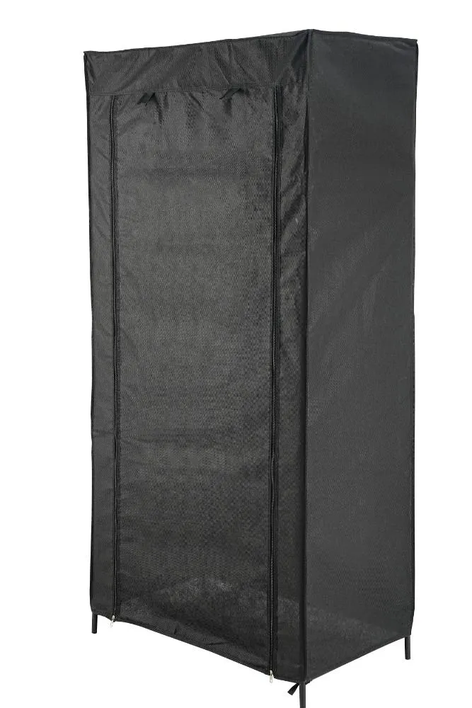 Closet Organizador Tuco, Negro, De tela, con espacio para organizar ropa