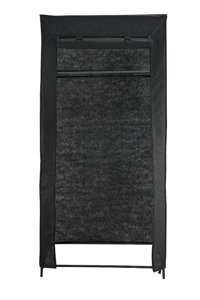 Closet Organizador Tuco, Negro, De tela, con espacio para organizar ropa