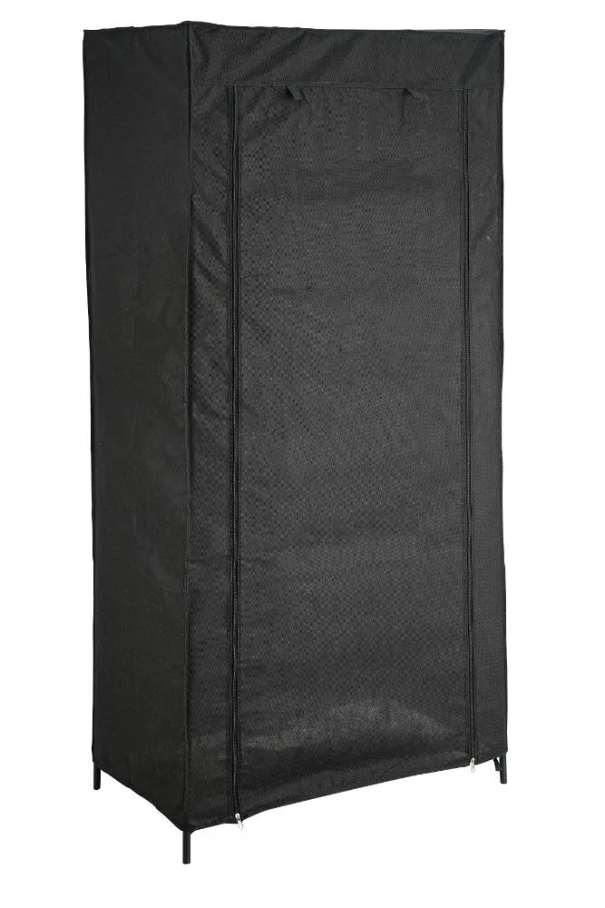 Closet Organizador Tuco, Negro, De tela, con espacio para organizar ropa