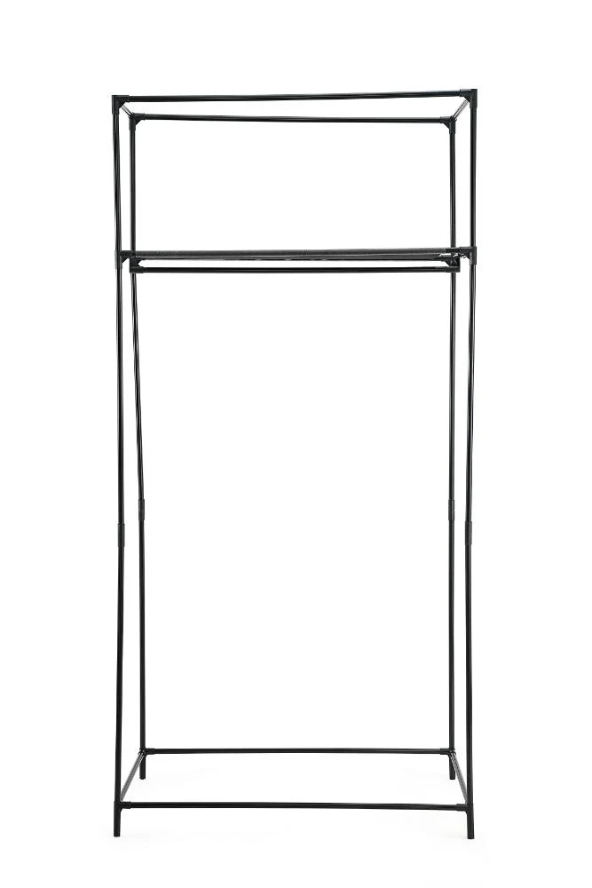 Closet Organizador Tuco, Negro, De tela, con espacio para organizar ropa