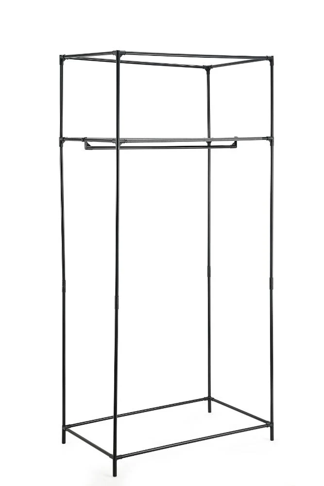 Closet Organizador Tuco, Negro, De tela, con espacio para organizar ropa