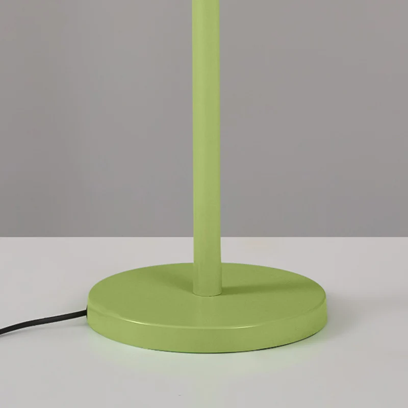 Modern Minimalist Long Flower Iron Frame Glass Shade 2/3 Light Standing Floor Lamp For Living Room