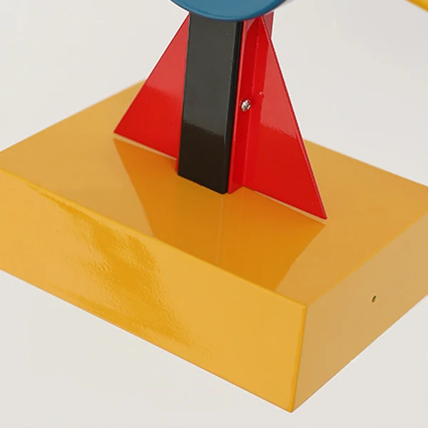 Contemporary Creative Adjustable Head Colorful Geometric Building Blocks Iron PVC LED Table Lamp For Bedroom