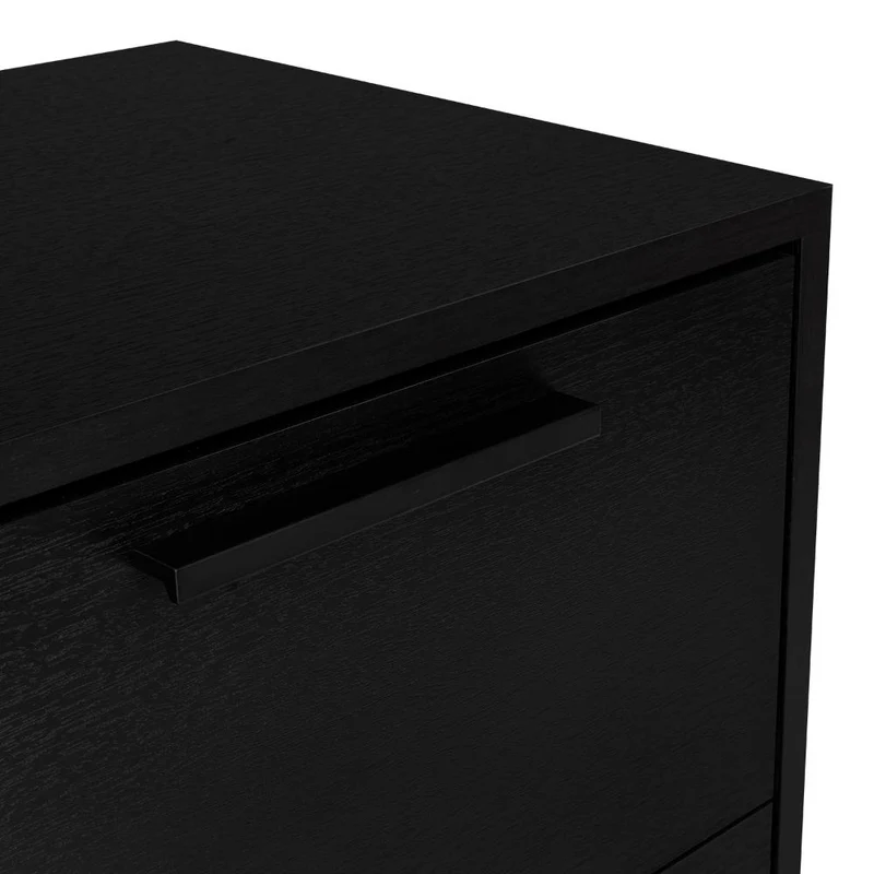 Mesa de Noche Secret, Wengue, con una Puerta y Cajón Secreto ZF