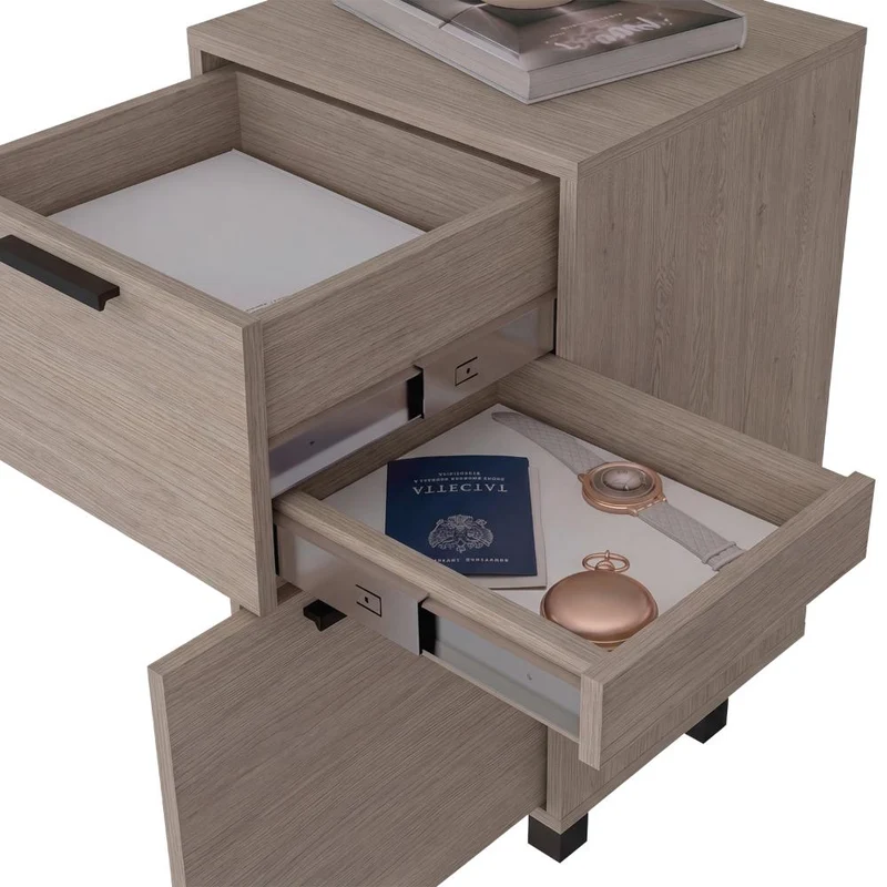 Mesa de Noche Secret, Kronos Cannolo, con una Puerta y Cajón Secreto ZF