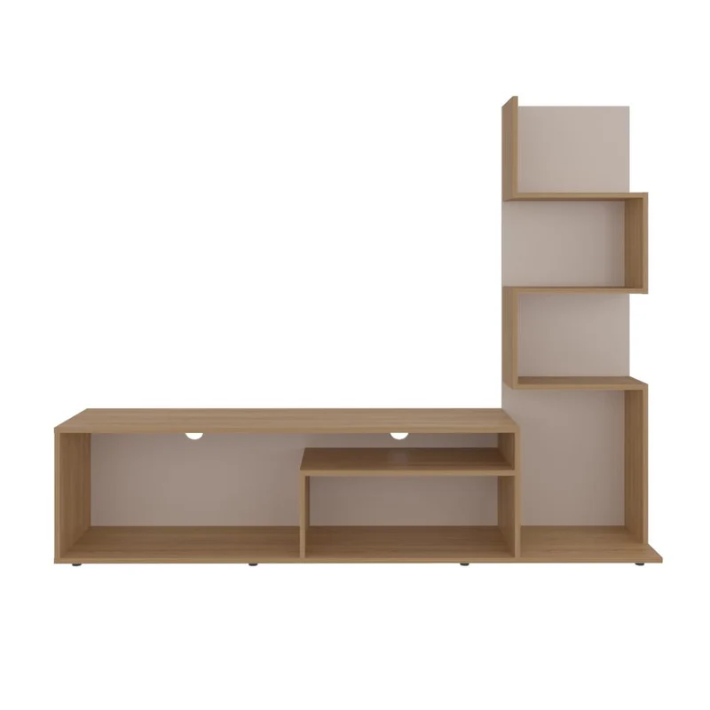 Mesa para TV Neri, Fresno Europeo y Capri, para Televisor hasta 55 Pulgadas