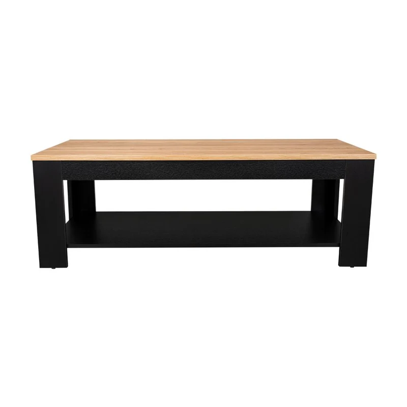 Mesa de Centro Sensi, Wengue y Fresno Europeo, con Diseño Moderno ZF