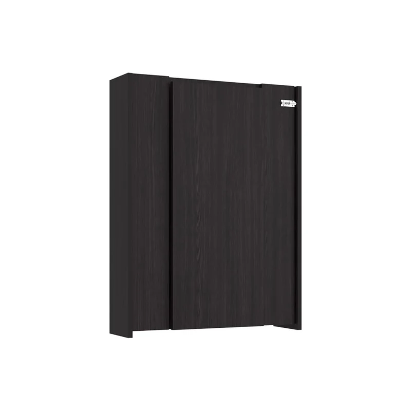 Mesa Auxiliar Vetta, Kronos Wengue, para Empotrar a la Pared y Amplia Superficie ZF