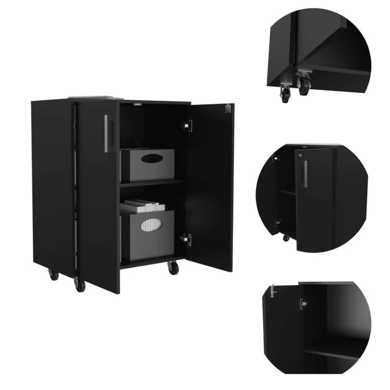 Organizador para Garaje Based, Wengue, con Cerradura y Llave para Puerta ZF