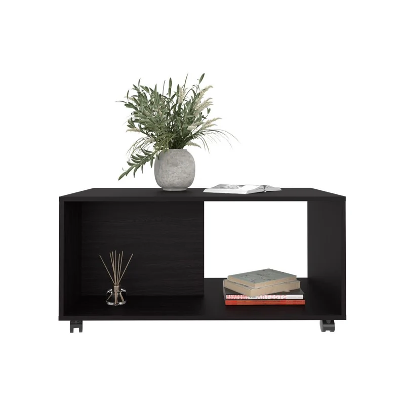 Mesa de Centro Patrick, Wengue, con Espacio para Colocar Objetos Decorativos ZF