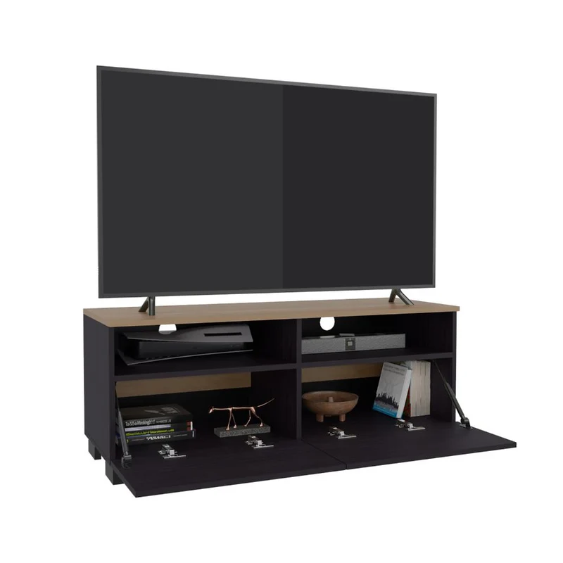 Mesa para TV Colman, Wengue y Fresno Europeo, para TV de hasta 49 Pulgadas ZF
