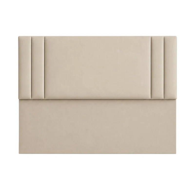 Cabecero Sencillo 100x60+55 Milán Beige Tela