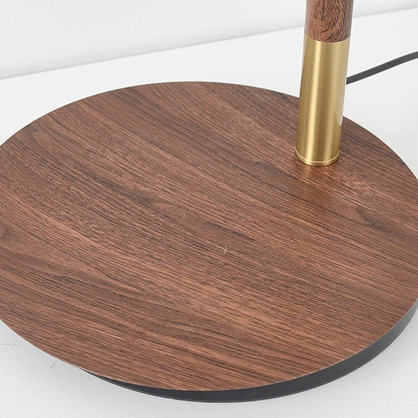 Traditional Chinese Fishing Rod Round Oval Cone Iron Fabric 1-Light Standing Floor Lamp For Living Room