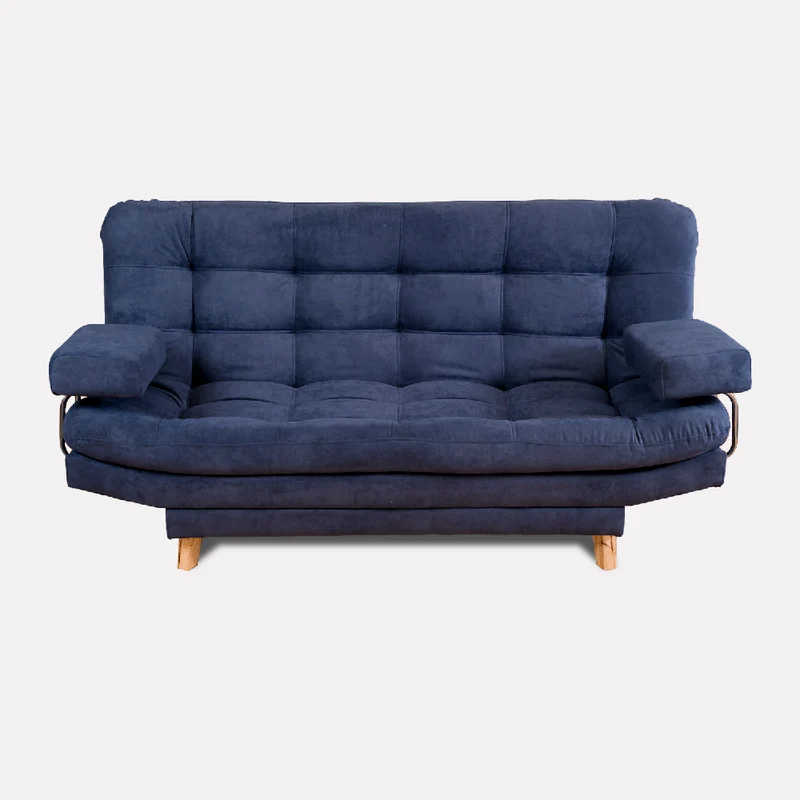 Sofá Cama Valencia Azul 3 Puestos