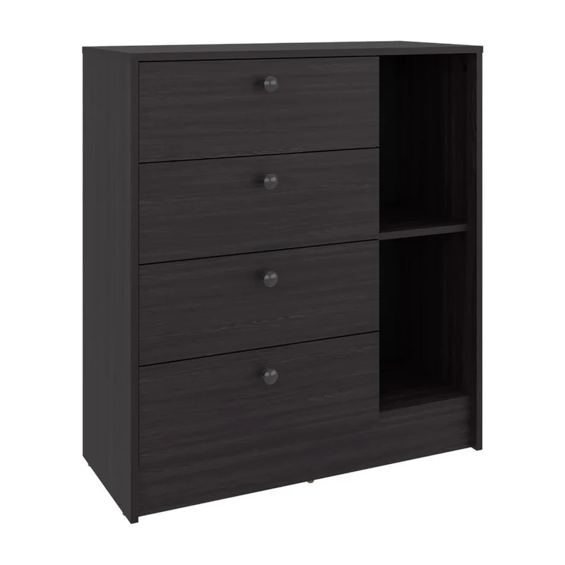Organizador Havana, Wengue, con superficie para ubicar objetos decorativos ZF