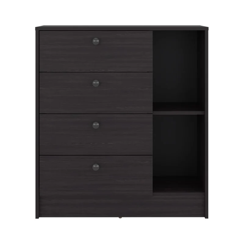 Organizador Havana, Wengue, con superficie para ubicar objetos decorativos ZF