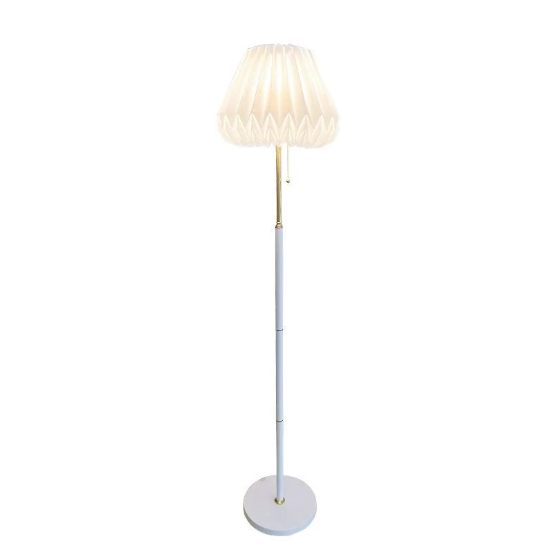 Modern Luxury Wind Skirt Shade Acrylic Iron 1-Light Standing Floor Lamp For Living Room