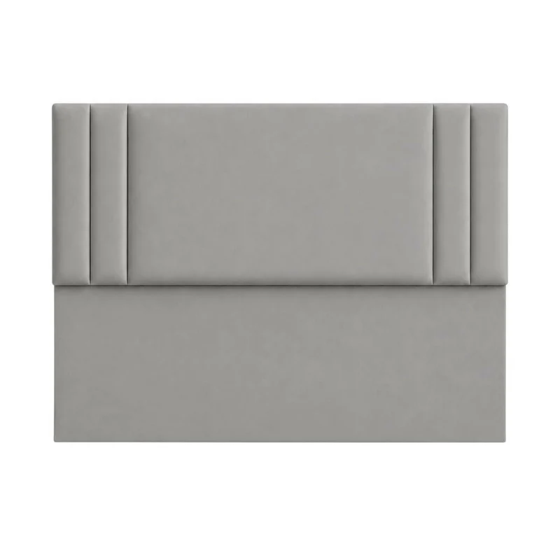 Cabecero Queen 160x60+55 Milán Gris Tela