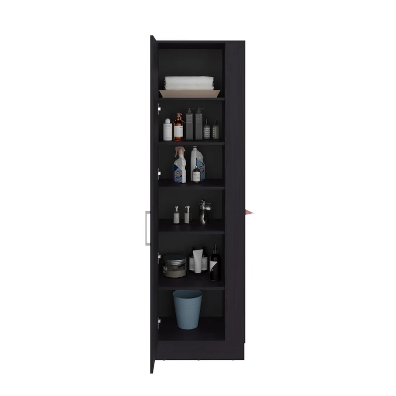 Mueble de Aseo Lirio, Wengue, con Variedad de Entrepaños ZF