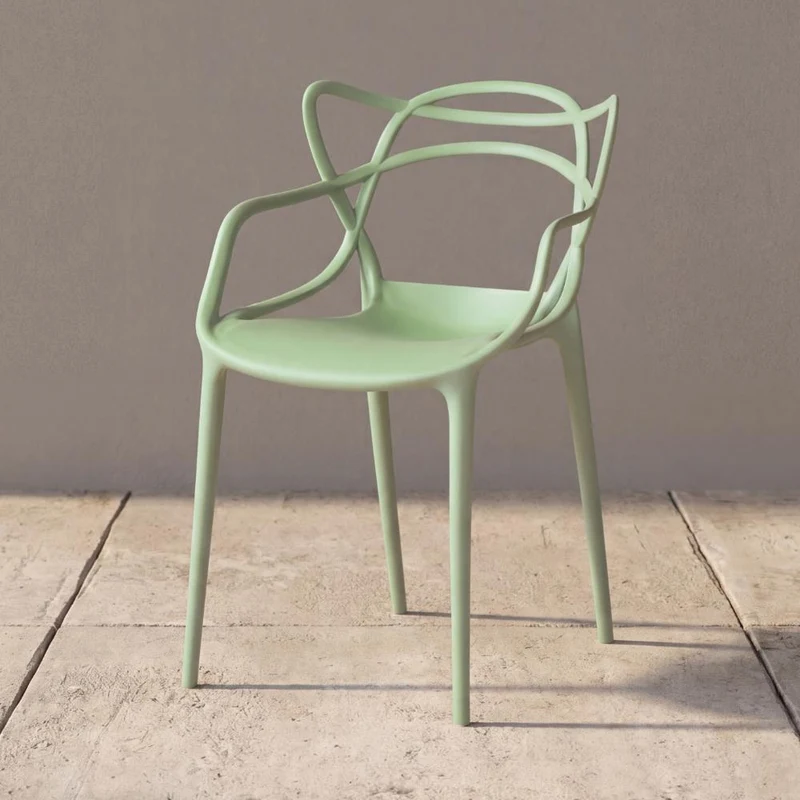 Silla Palermo, Verde Claro, con Espaldar y Diseño Moderno