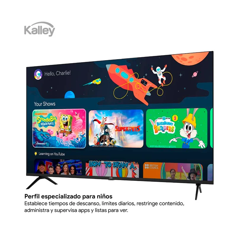 Televisor Kalley 43 Pulgadas QLED FHD Smart TV Google 43GQ200