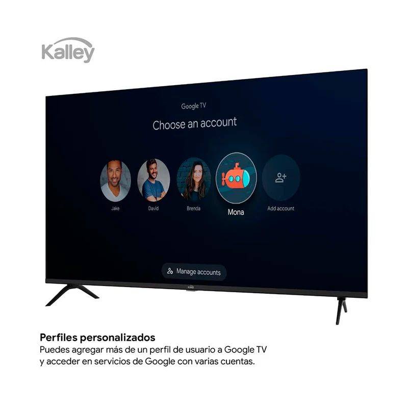 Televisor Kalley 43 Pulgadas QLED FHD Smart TV Google 43GQ200