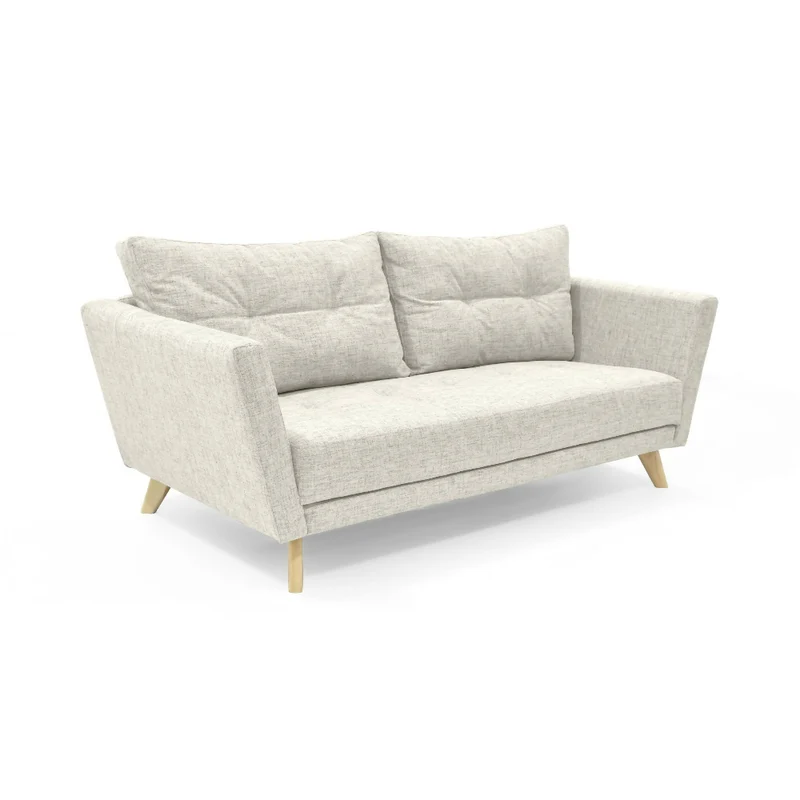 Sofá Grecia 3 Puestos 192x85x84 Tela Taupe