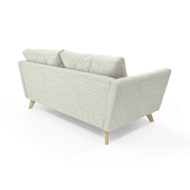 Sofá Grecia 3 Puestos 192x85x84 Tela Taupe