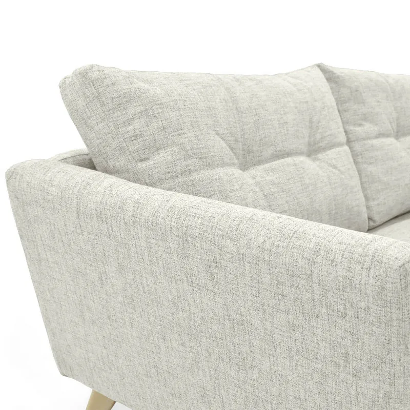 Sofá Grecia 3 Puestos 192x85x84 Tela Taupe
