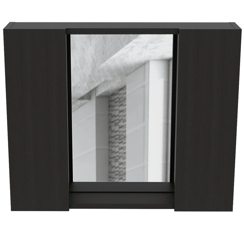 Estantería de Baño Kova, Wengue, con Cuatro Entrepaños ZF
