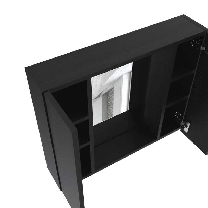 Estantería de Baño Kova, Wengue, con Cuatro Entrepaños ZF