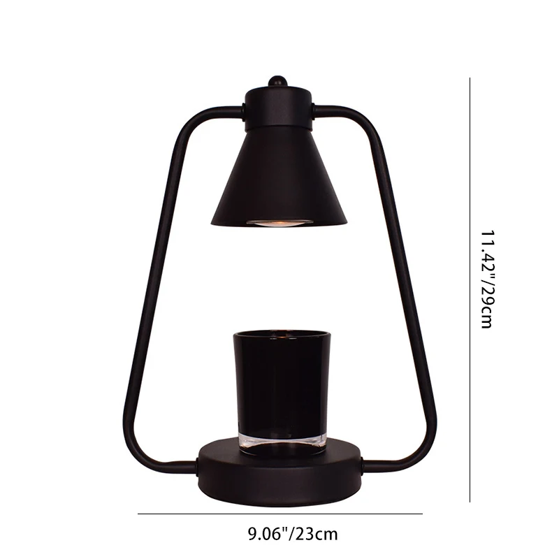 Contemporary Scandinavian Round Prism Iron 1-Light Melting Wax Table Lamp For Bedroom