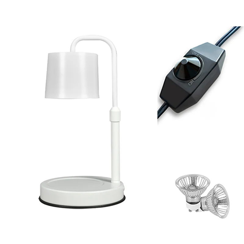 Contemporary Scandinavian Iron Liftable Dimmable Cylinder 1-Light Melting Wax Table Lamp For Bedroom