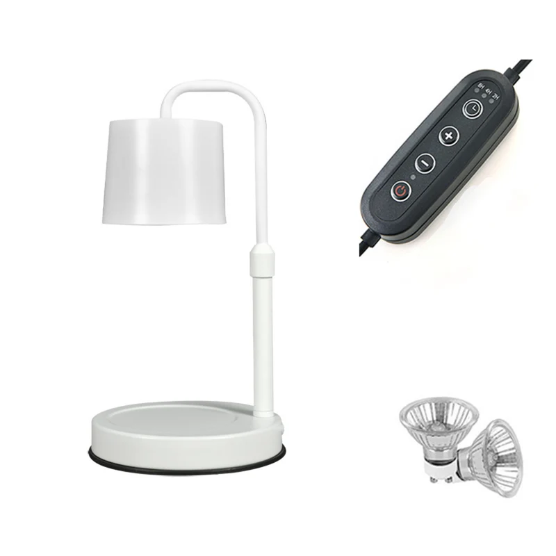 Contemporary Scandinavian Iron Liftable Dimmable Cylinder 1-Light Melting Wax Table Lamp For Bedroom