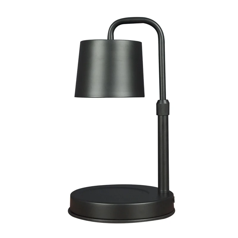 Contemporary Scandinavian Iron Liftable Dimmable Cylinder 1-Light Melting Wax Table Lamp For Bedroom
