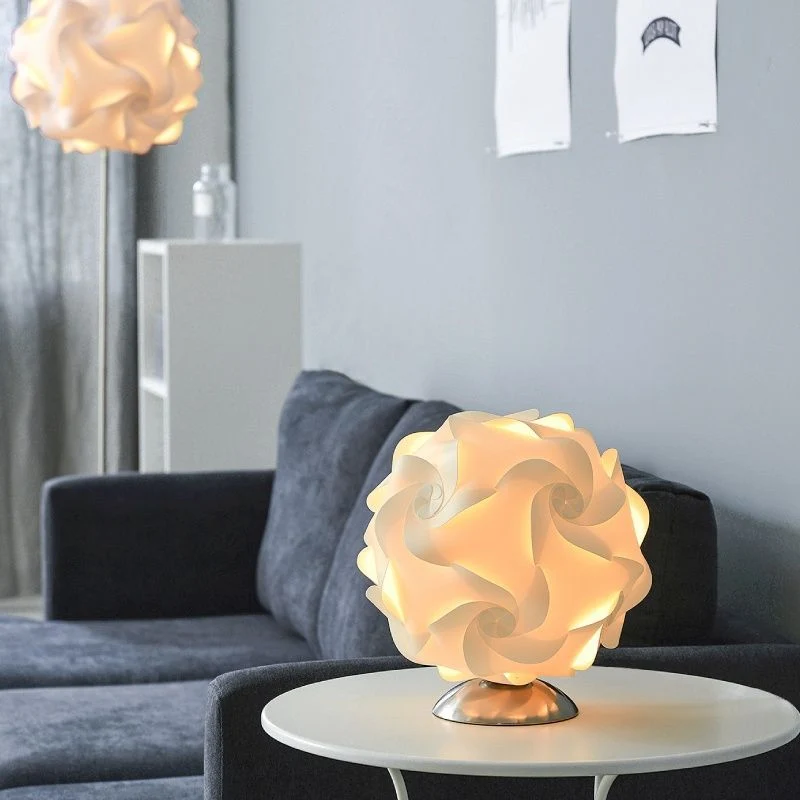 Contemporary Nordic Flower Ball Shade Hardware Base 1-Light Standing Floor Lamp For Living Room