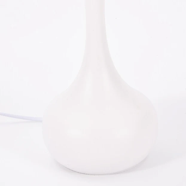 Contemporary Nordic Petal Lamp Shape Iron Glass 1-Light Table Lamp For Bedroom