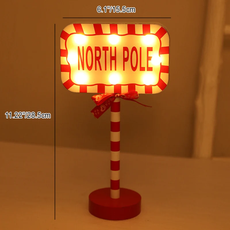 Modern Art Deco Round Octagon Rectangle Crown Christmas Hat House Metal Wood LED Table Lamp For Bedroom