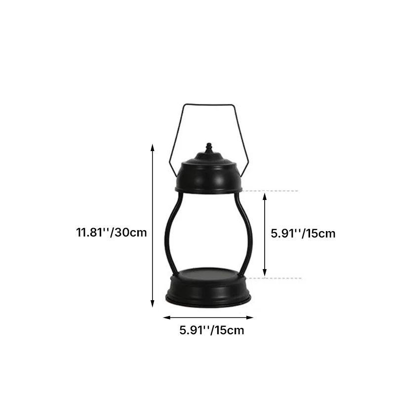 Contemporary Nordic Column Steel Plastic 1-Light Melting Wax Table Lamp For Living Room