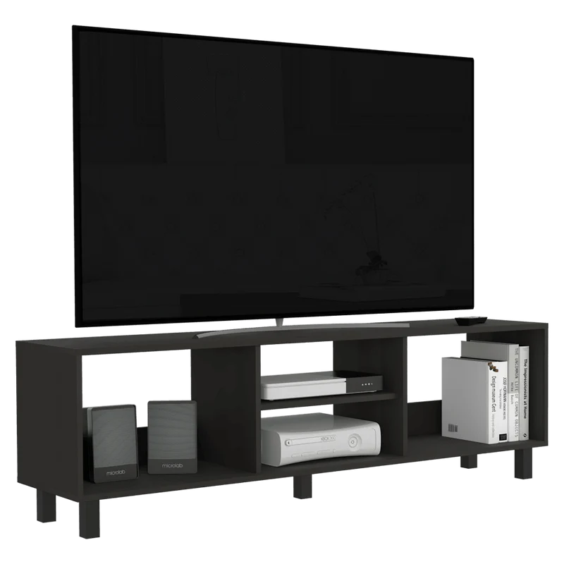 Mesa para TV Túnez, Wengue, para Televisor hasta 70 Pulgadas