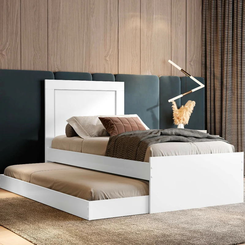 Cama Sencilla Verona, Blanco